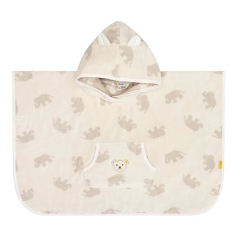 Poncho de bain en éponge éléphants