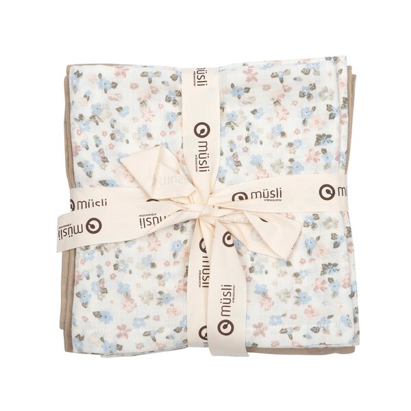 cream/ Peony/ Jasmin blue