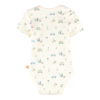 3er-Pack Bodys kurzarm Strand Ringel
