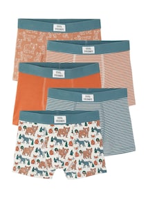 5er-Pack Boxershorts WALDTIERE Jungen