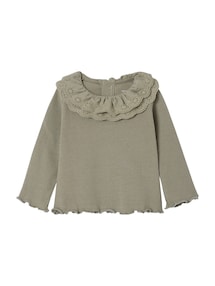 Baby Shirt Kragen mit Stickerei