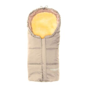 Lammfell-Fußsack - für die Babywanne Leni