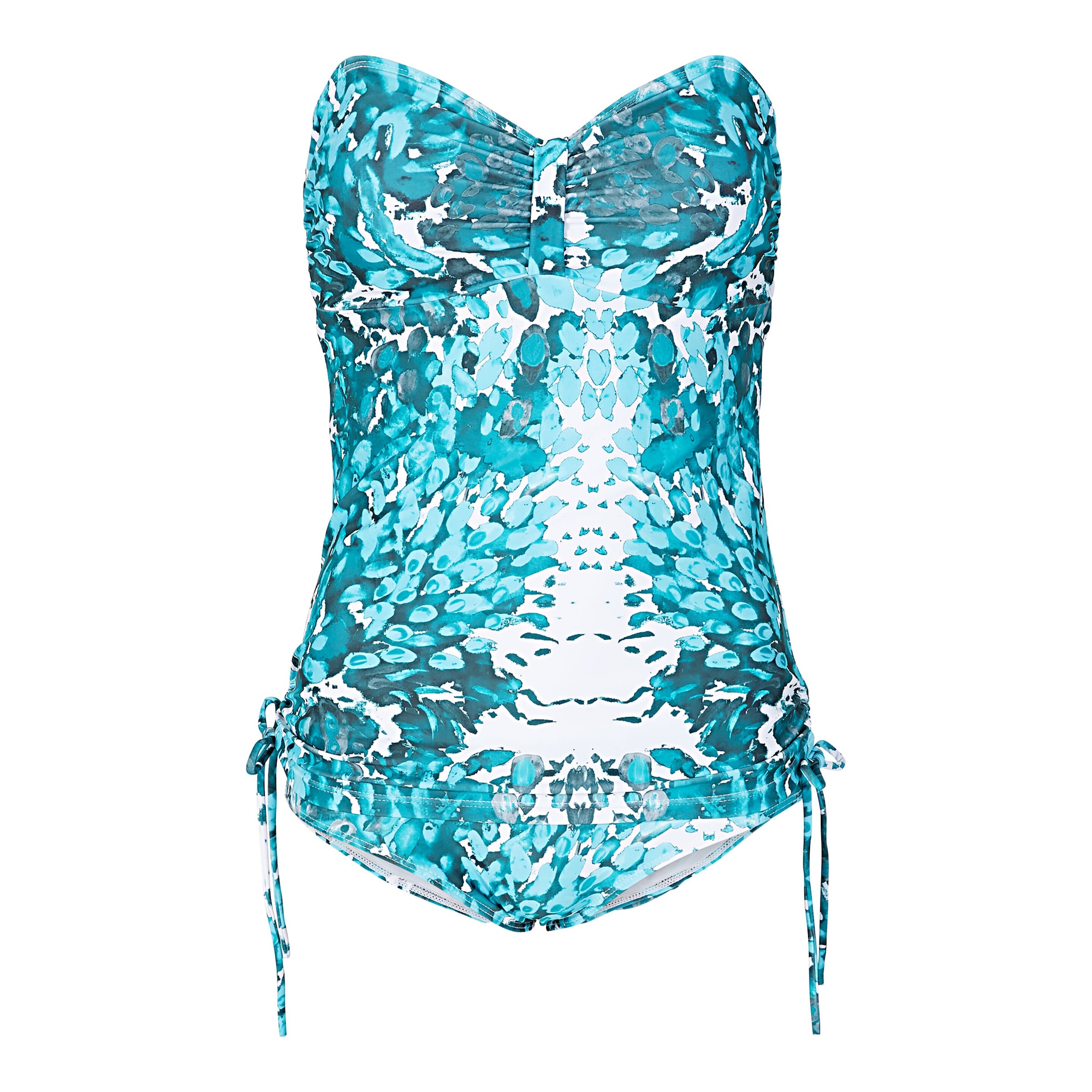 Badeanzug in Tankini-Optik blau M Damen