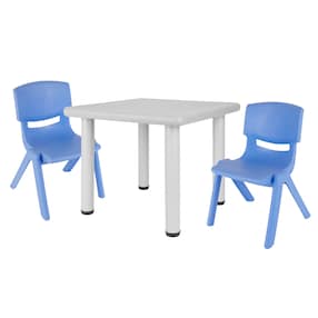 Kindertisch mit 2 Stühlen für innen & außen