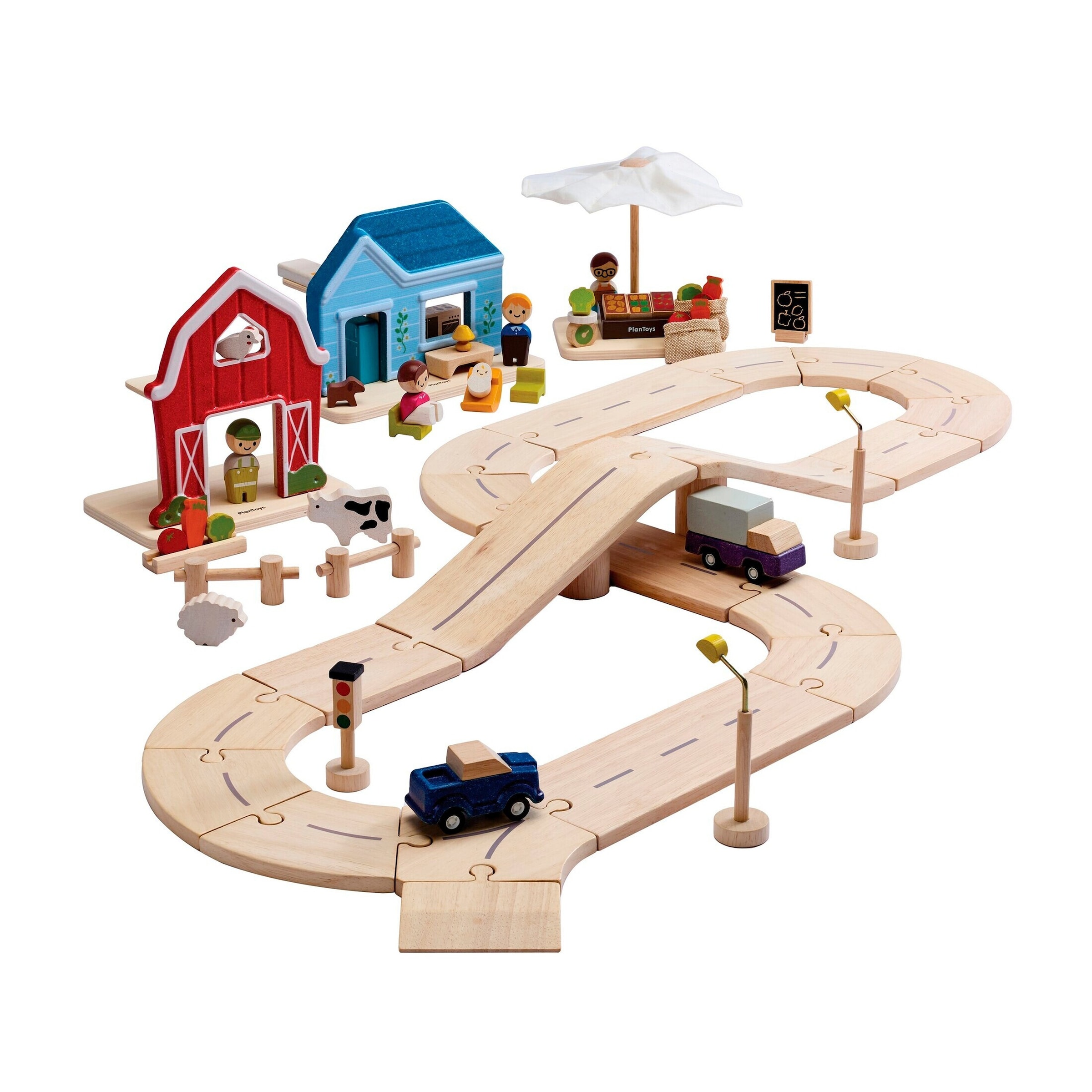 Plantoys Mein Kleines Stadtviertel - Straßenset