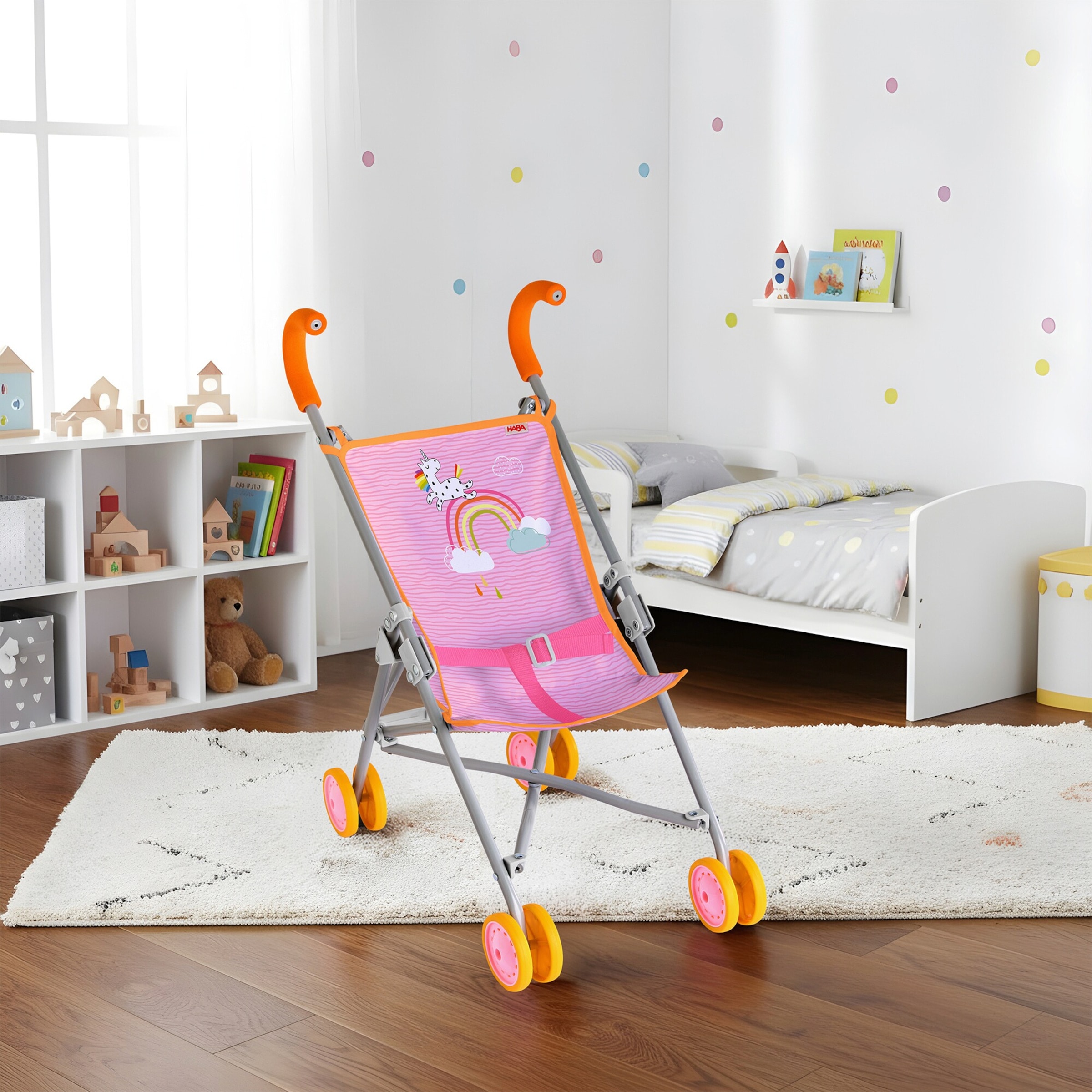 Haba Puppenbuggy Regenbogen