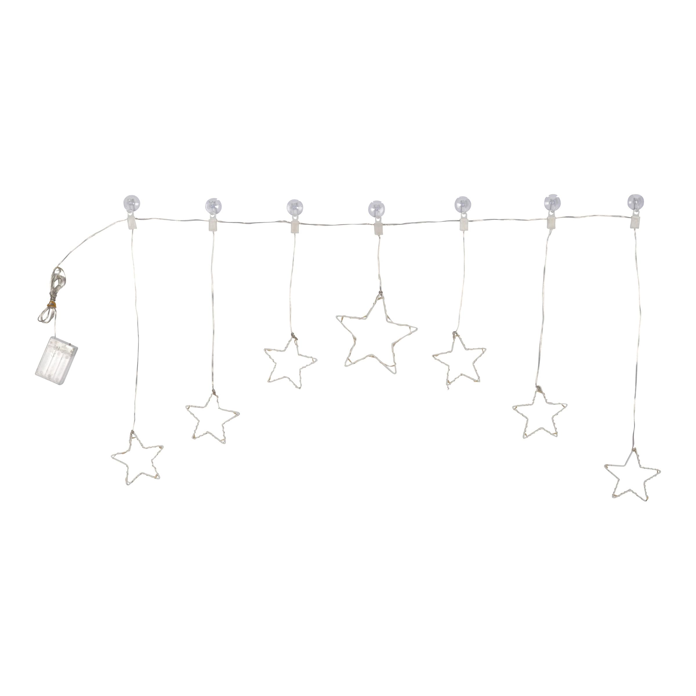 LED-Deko „Sternen-Vorhang“