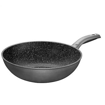 STONELINE Wok 30 cm | Grau