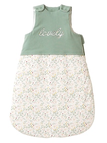 Baby Winterschlafsack BLUMENZAUBER mit abnehmbaren Ärmeln TOG 3