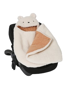 2-in-1 Baby Ausfahrsack/Wickelunterlage, Plüsch
