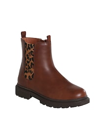 Mädchen Lack-Boots mit Reißverschluss und Gummizug