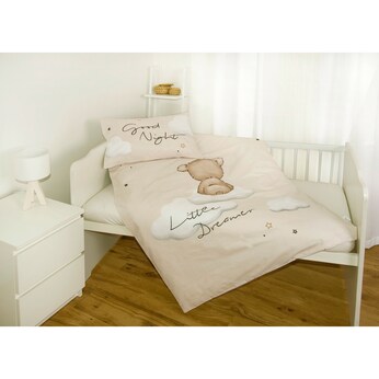 Renforcé Wende-Bettwäsche Little Dreamer 40x60 / 100x135 cm