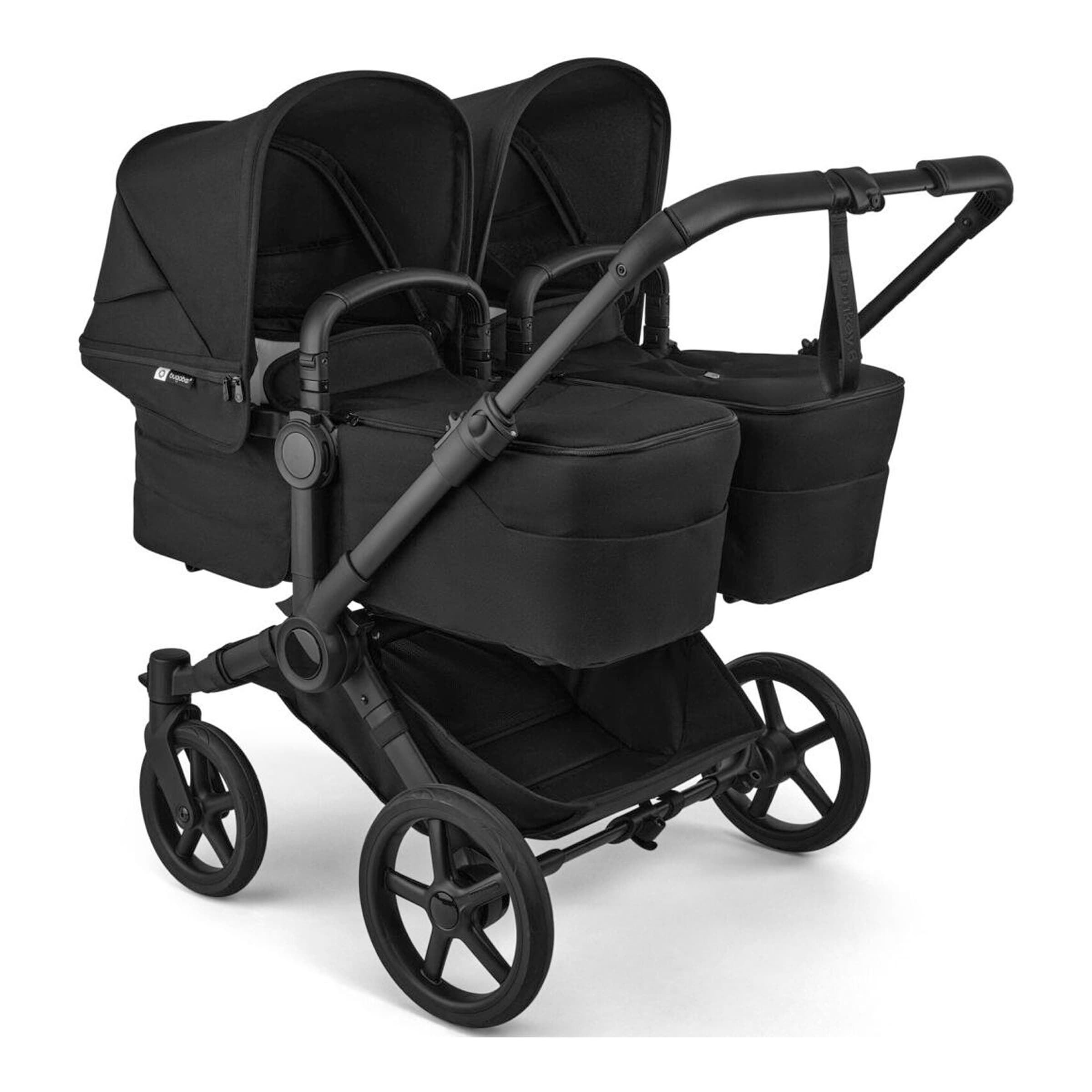 Bugaboo Donkey 6 Zwillings- und Kinderwagen Geschwisterwagen Twin schwarz