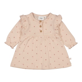 Kleid langarm Blumen Rüschen