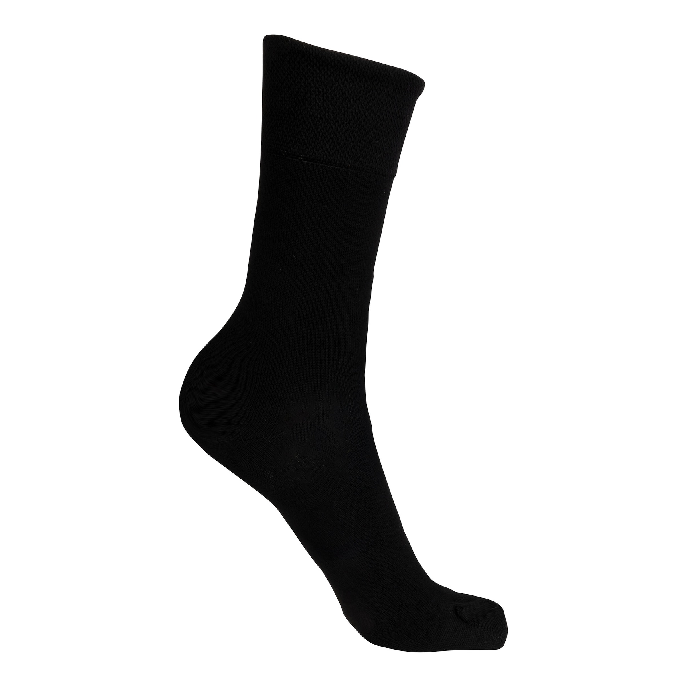 Viskose-Socken, 3 Paar schwarz 35