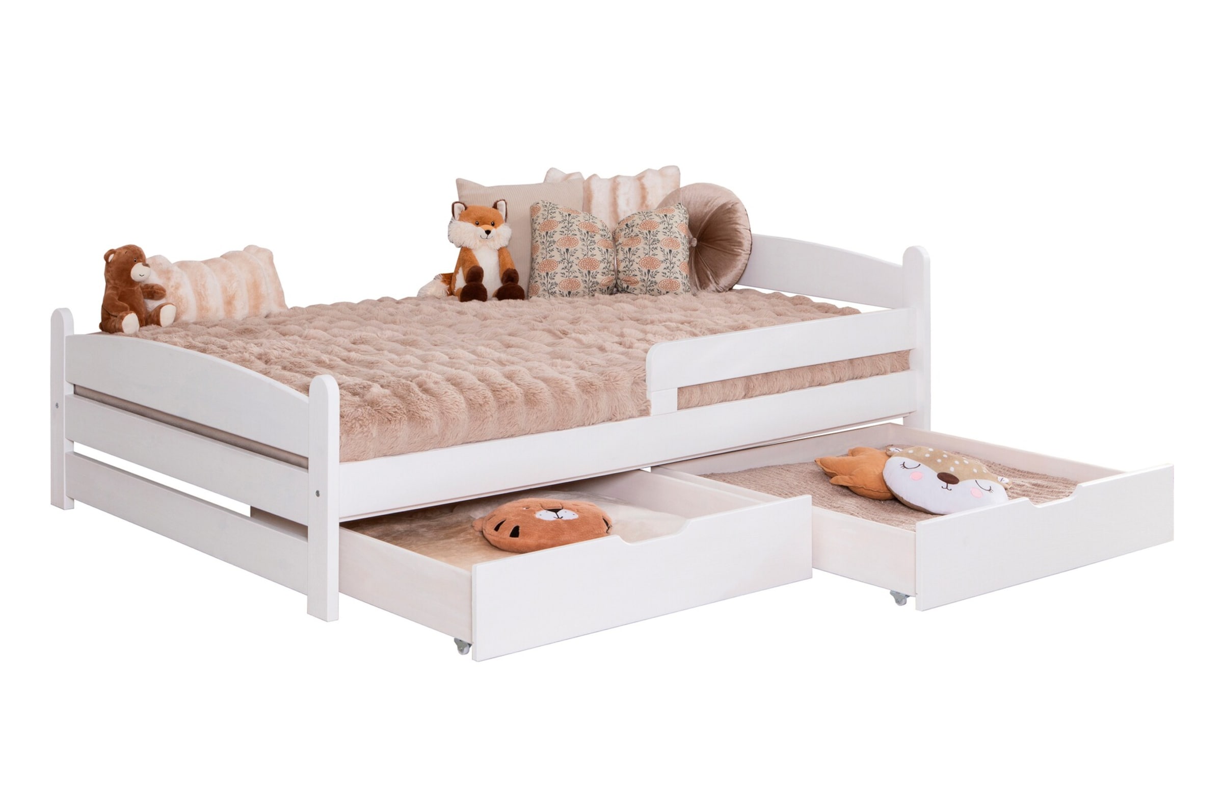 Ticaa Einzelbett „Mello“, Kinderbett, Jugendbett, Schlafzimmer, Kinderzimmer