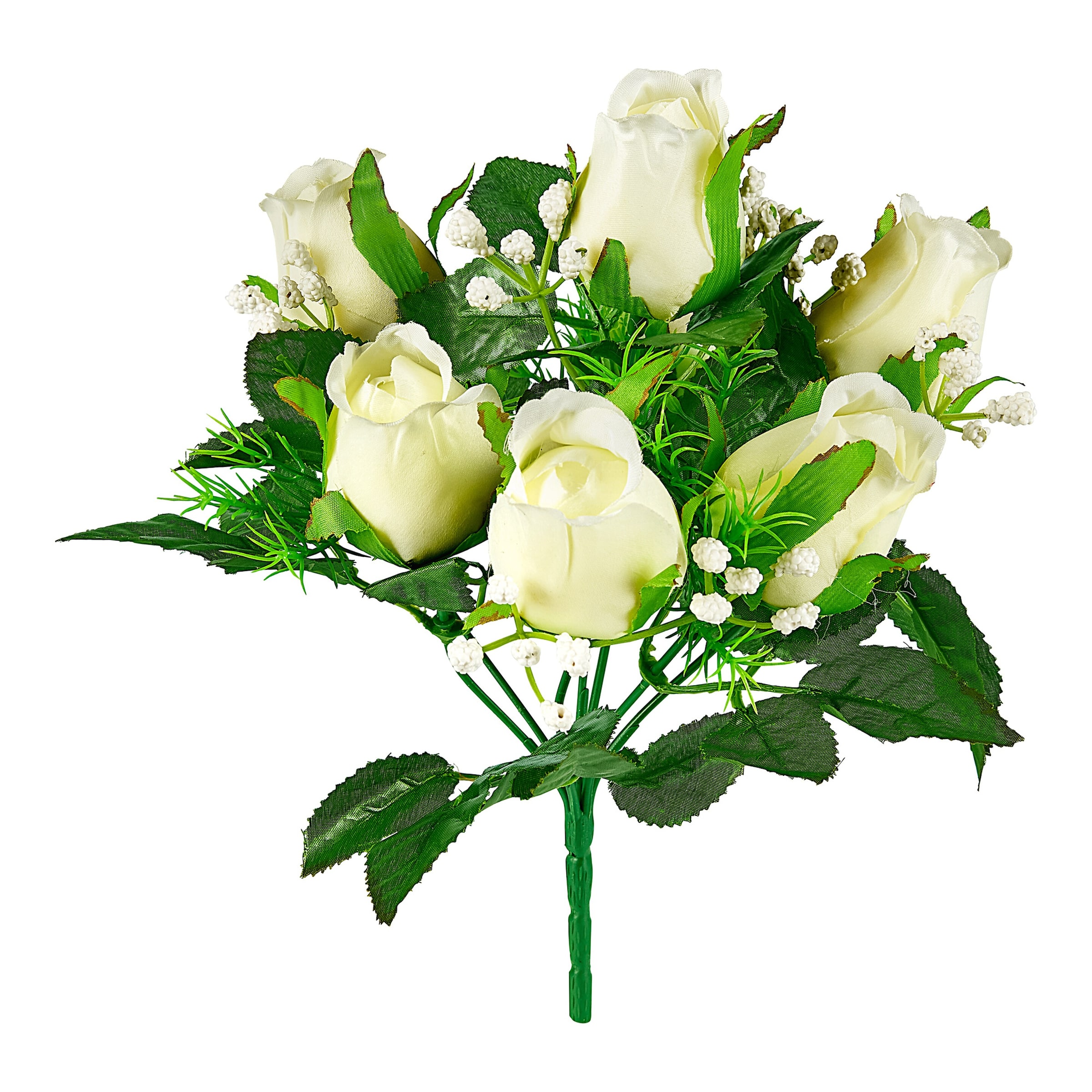 Walzvital Grabstrauß "Rosen" weiss