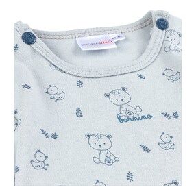 Shirt langarm Tasche Bär Gans