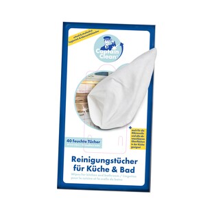 Reinigungstücher für Küche und Bad, 40 Stück