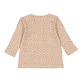 Shirt langarm Punkte Rippqualität