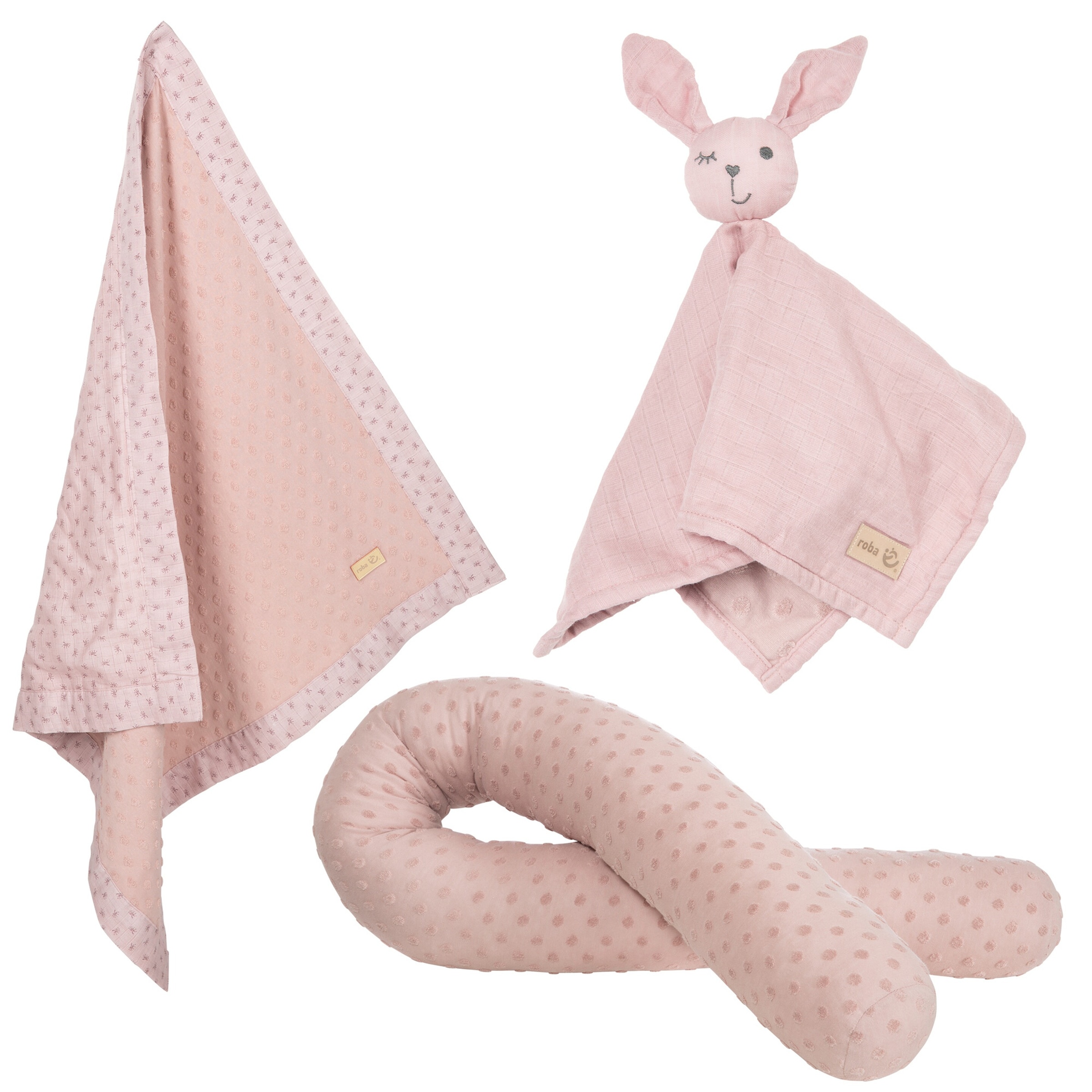 Roba Geschenkset Baby Kuscheln und Spielen Lil Planet rosa