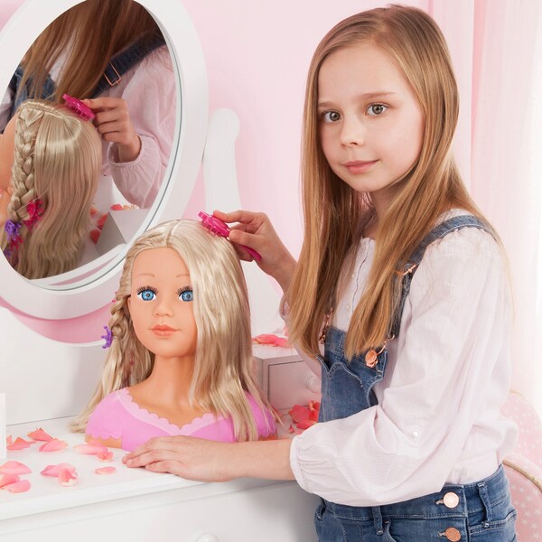 Tete a coiffer BAYER DESIGN - Charlene - Super Model cheveux bouclés
