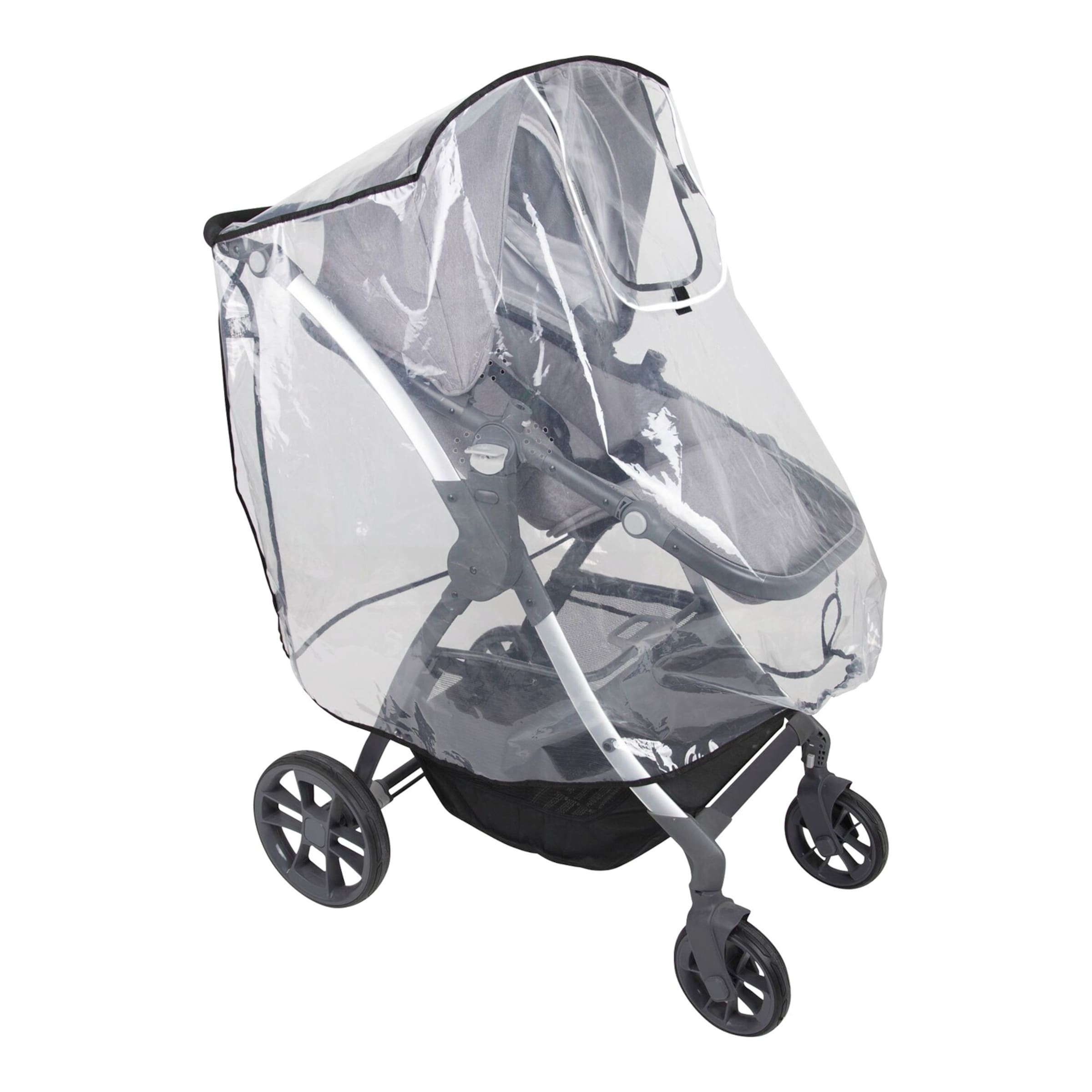 Protection pluie sale pour poussette canne