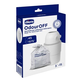 Müllbeutel für Teleskop-Windeleimer Odour Off