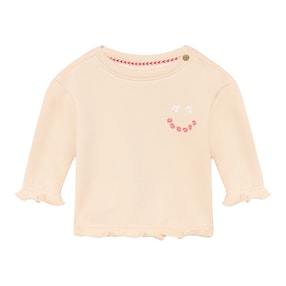 Sweatshirt Blumen Rüschen