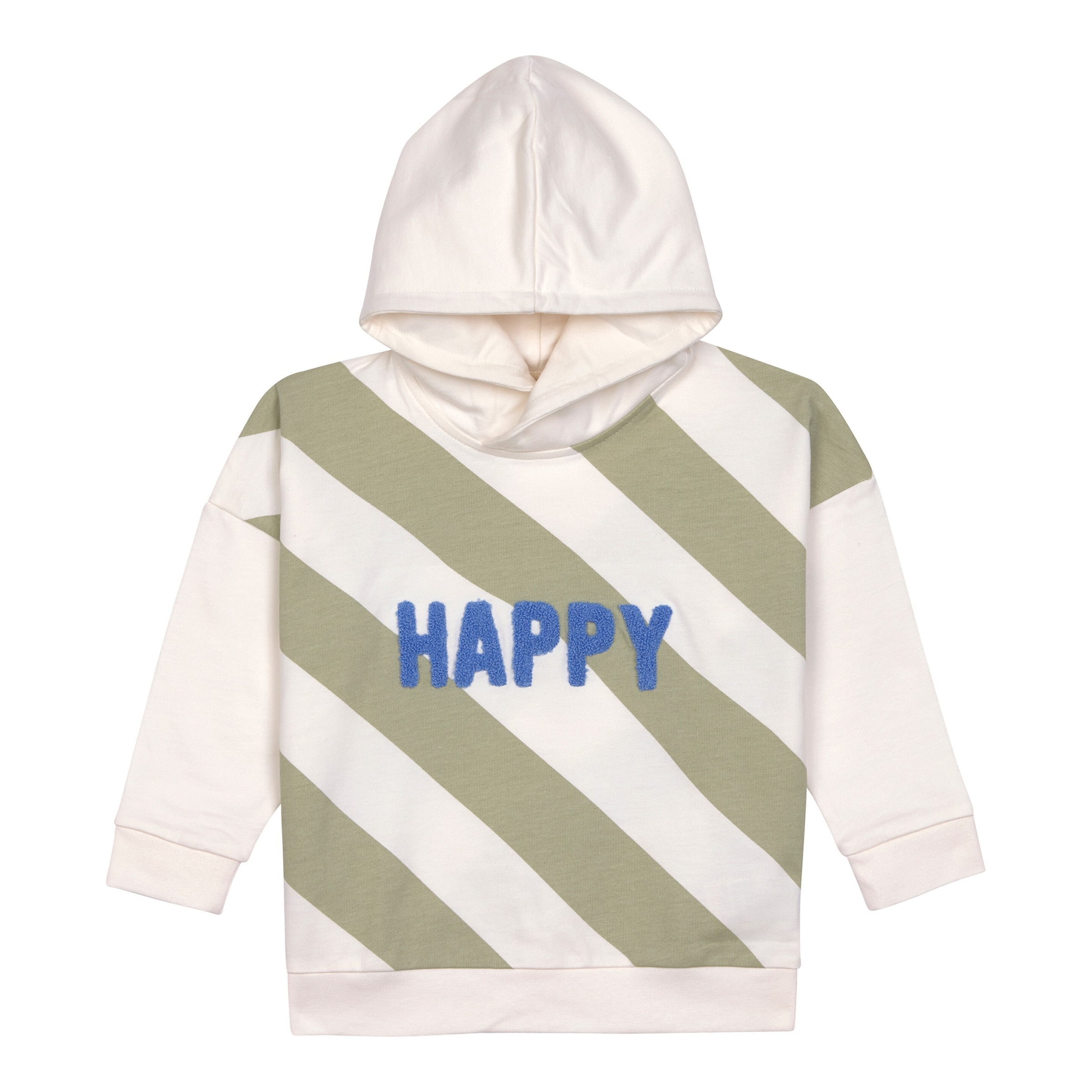 Lässig Sweatshirt mit Kapuze Streifen Happy Little Gang