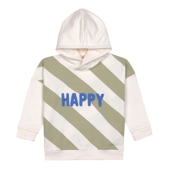 Sweatshirt mit Kapuze Streifen Happy Little Gang