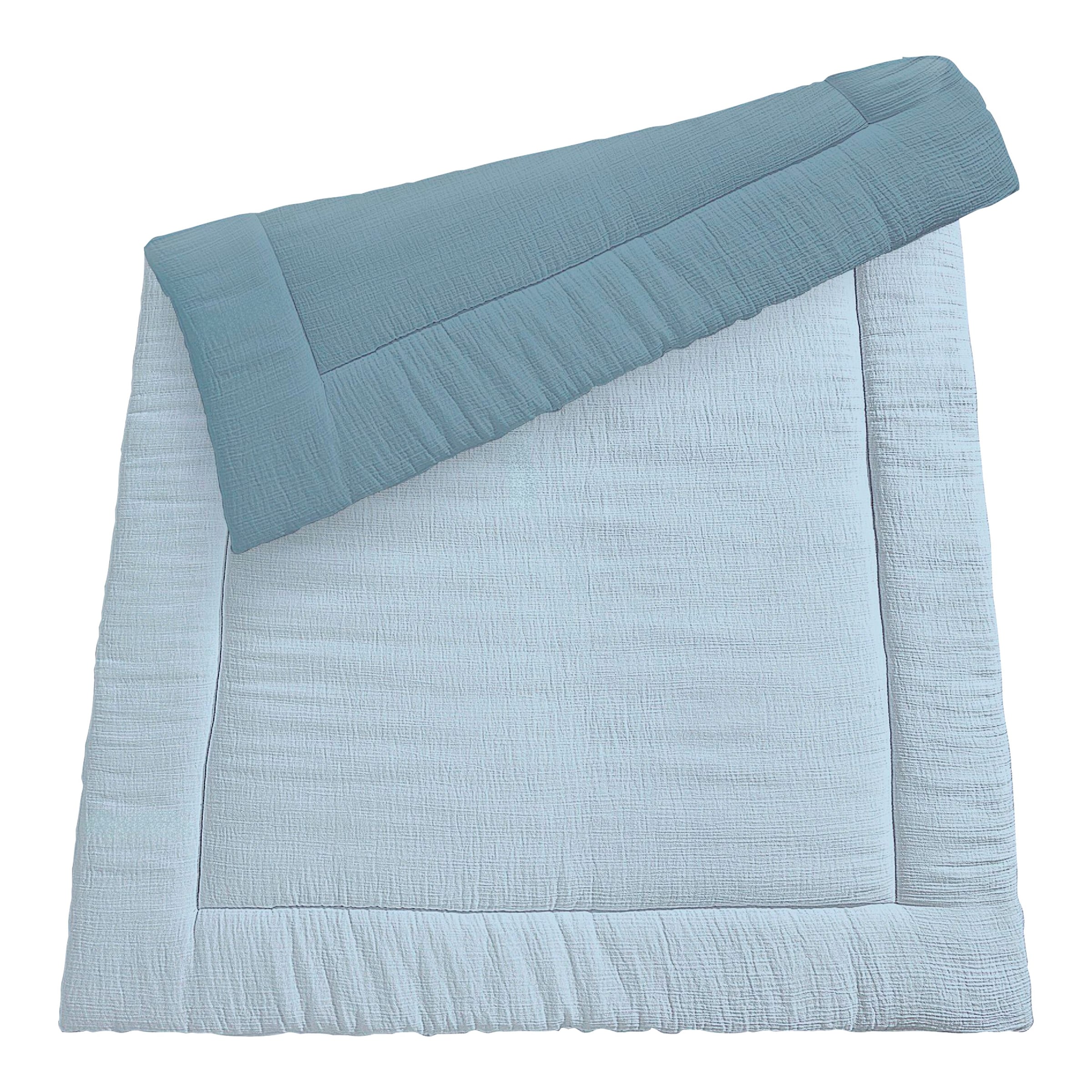 Bornino Home Wende-Krabbeldecke Musselin 100x150 cm