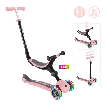 3in1 Scooter Go-Up mit Leuchtrollen