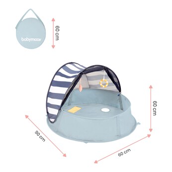 Strandmuschel Aquani 3in1 mit UV-Schutz 50+