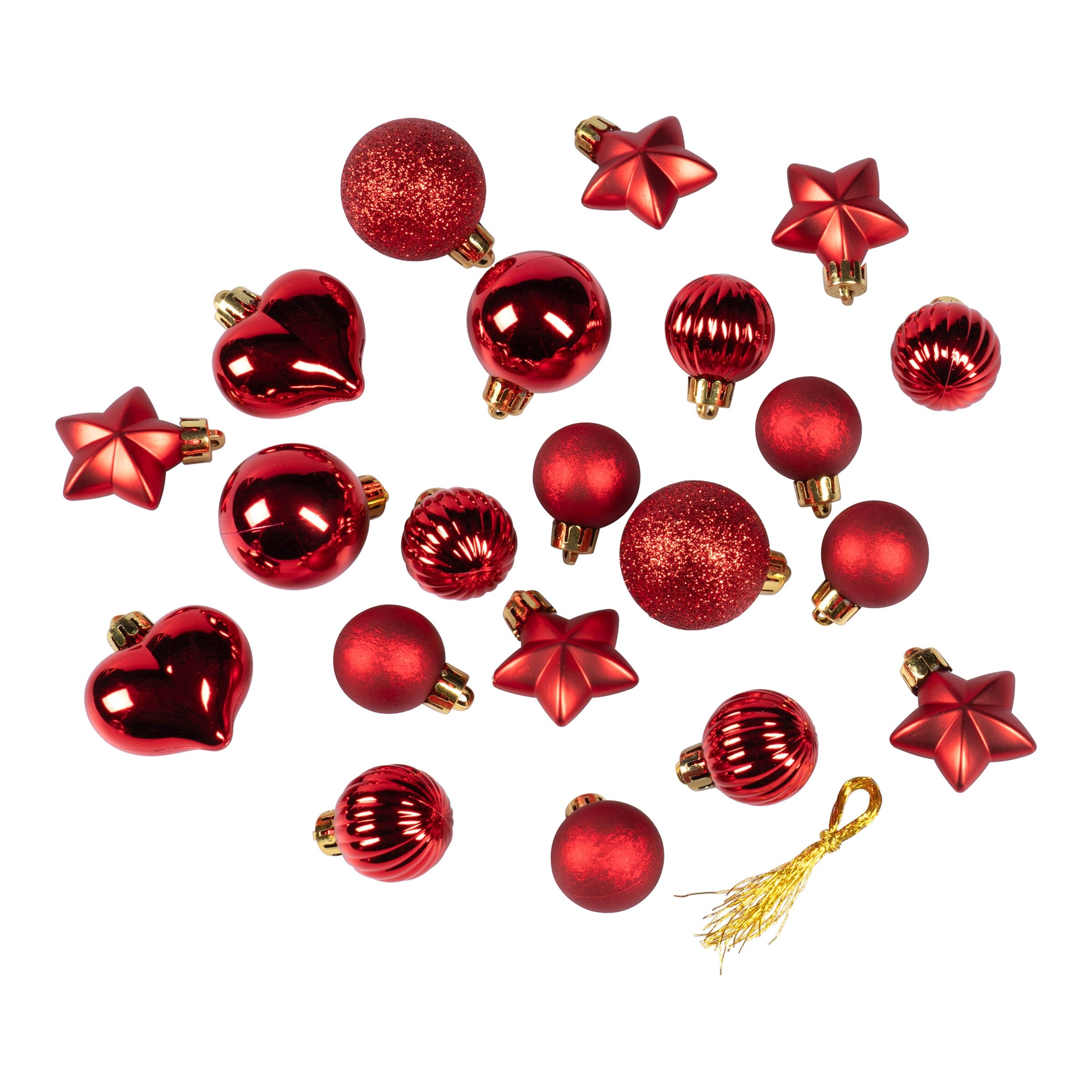Weihnachtskugel-Set, 21-teilig