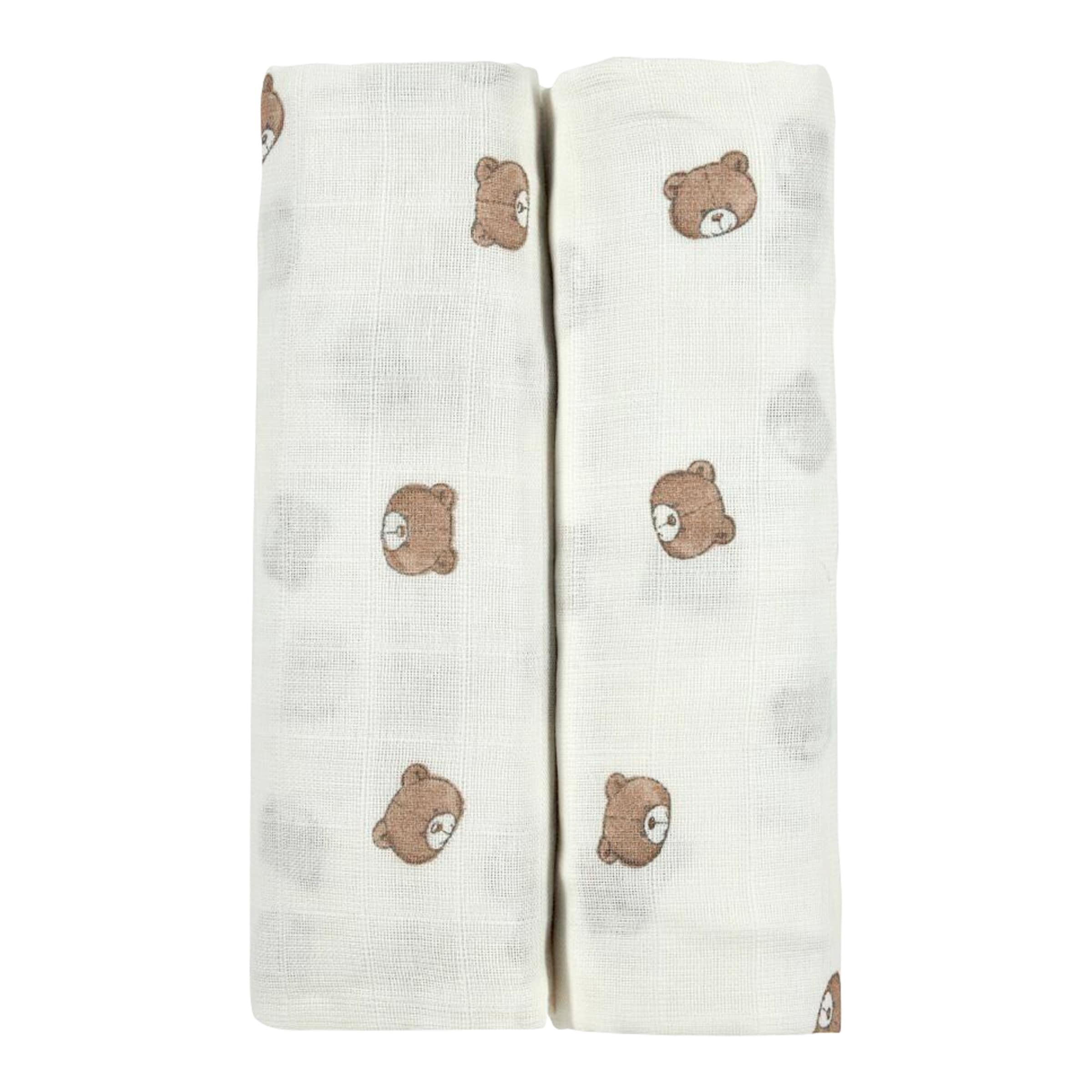 Meyco Baby 2er-Pack Pucktuch 120x120cm