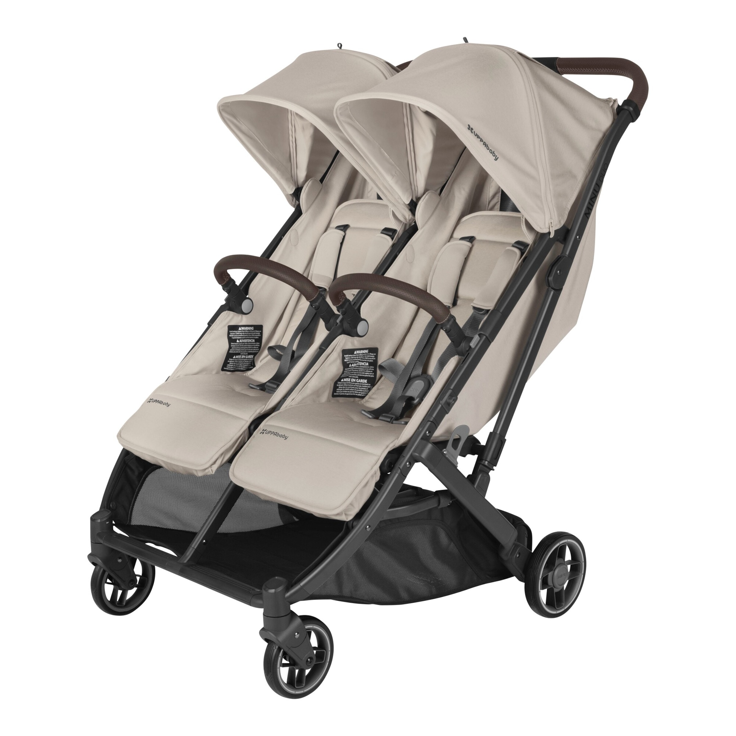 Uppababy Kinderwagen Zwillingswagen Minu Duo beige