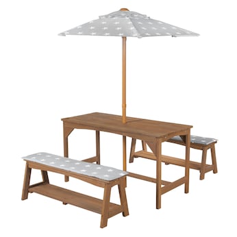 Kindersitzgruppe mit Sitzauflage und Schirm Little Stars Outdoor +