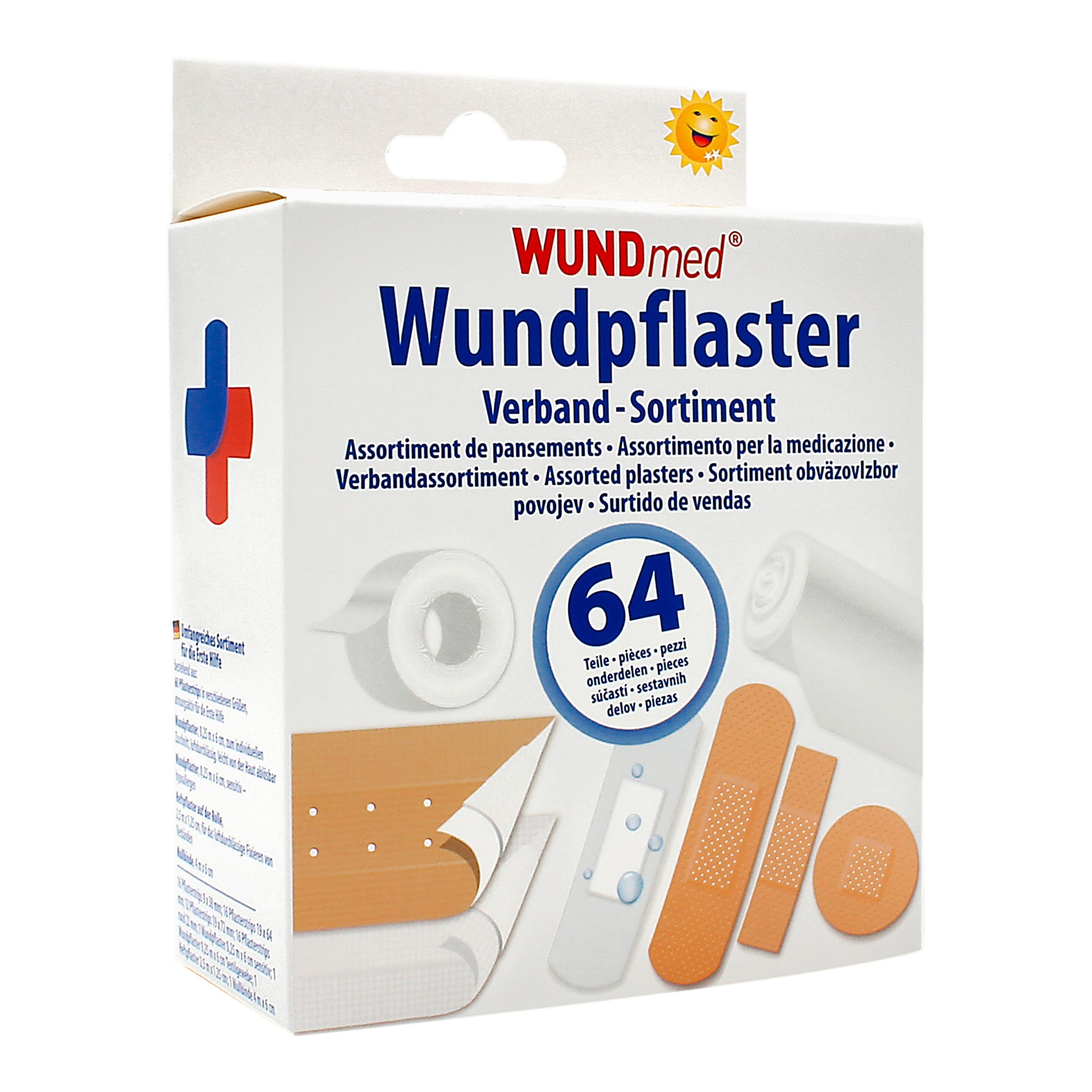 Verbands-Sortiment, 64-teilig von WUNDmed®