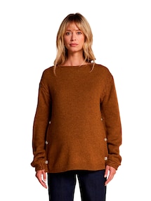 Strickpullover für Schwangerschaft und Stillzeit