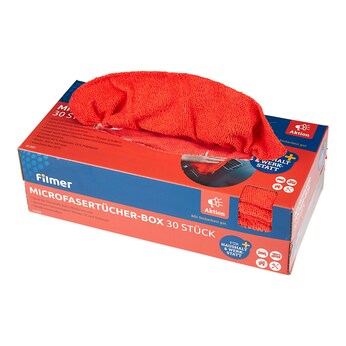 Mikrofasertücher-Box, 30 Stück