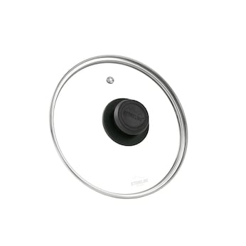 STONELINE Glasdeckel 20 cm | Schwarz