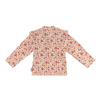 Badeshirt langarm mit UV-Schutz Blumen