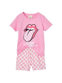 Kinder Sommer-Schlafanzug THE ROLLING STONES
