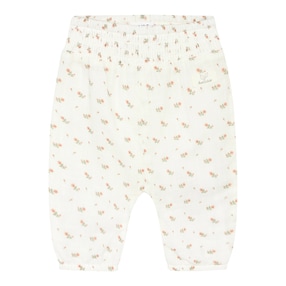 Jogginghose Blumen Leinenoptik