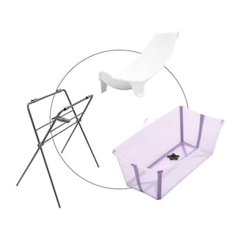 Badewanne inkl. Badewannensitz Newborn Support und Badewannenständer