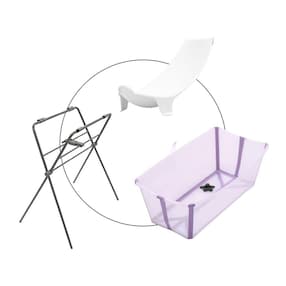 Badewanne inkl. Badewannensitz Newborn Support und Badewannenständer