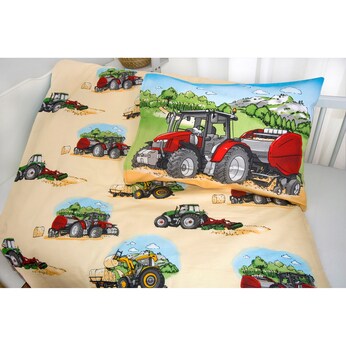 Flanell Wende-Bettwäsche 40x60 / 100/135 cm