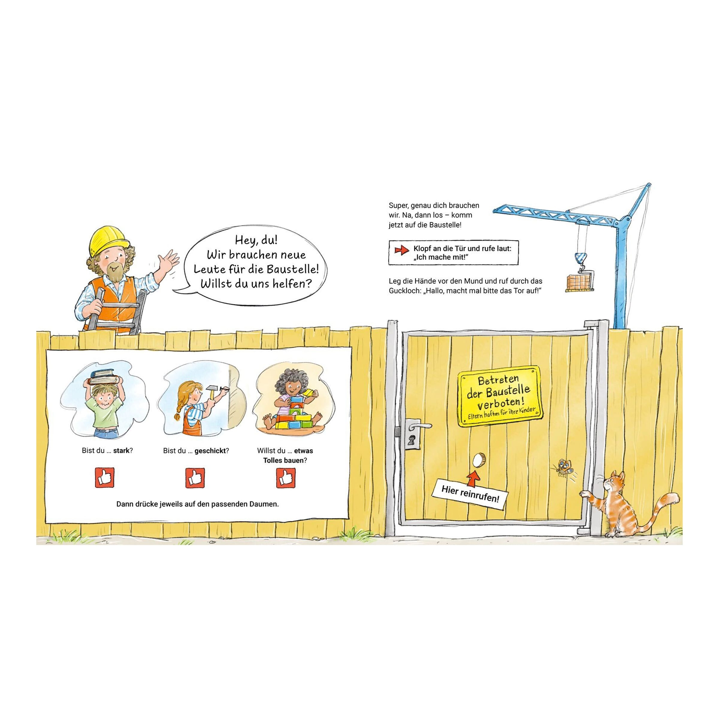 Carlsen Verlag Sachbuch Mach mit - Auf der Baustelle