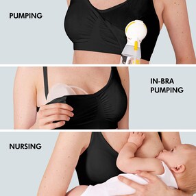 Umstands- und Still-BH 3in1 mit Abpump-Funktion Nursing and Pumping